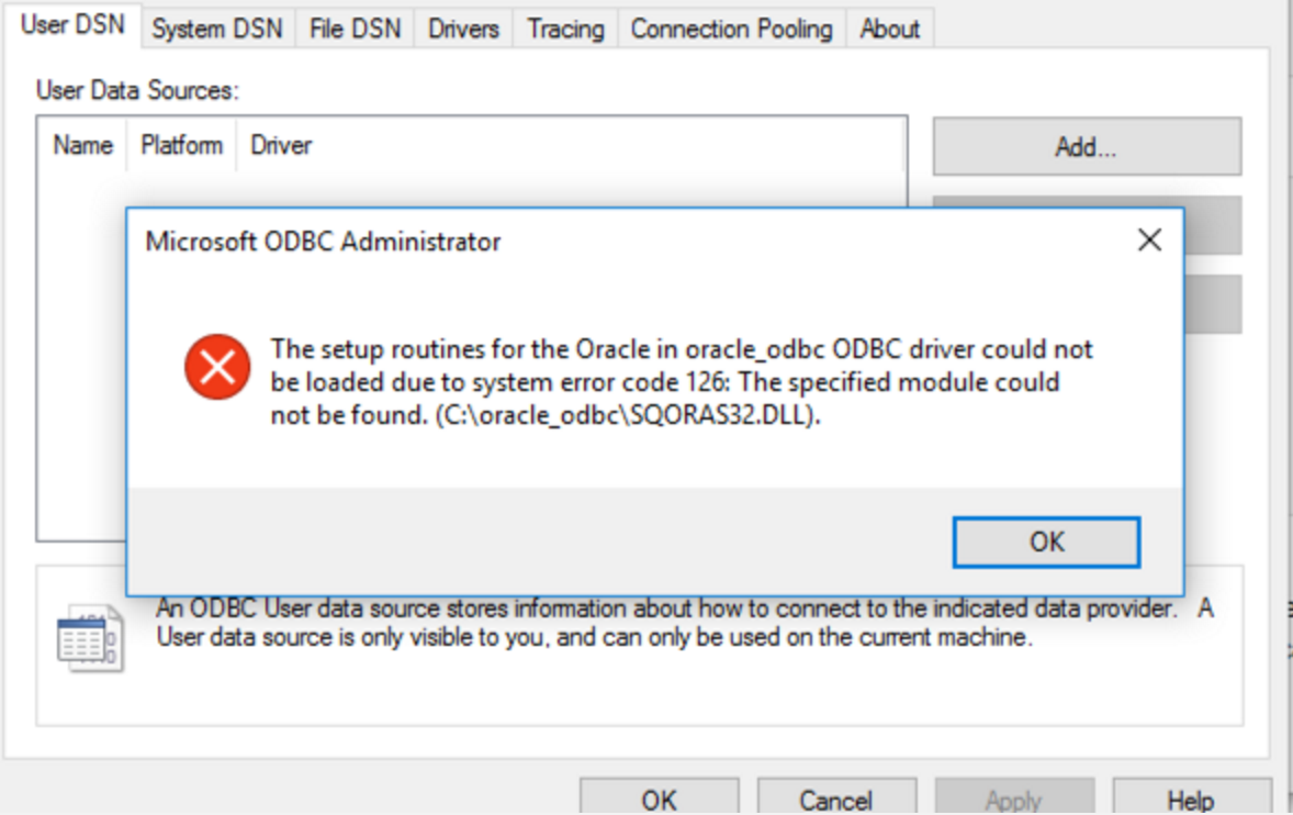 Oracle Drivers Windows 10