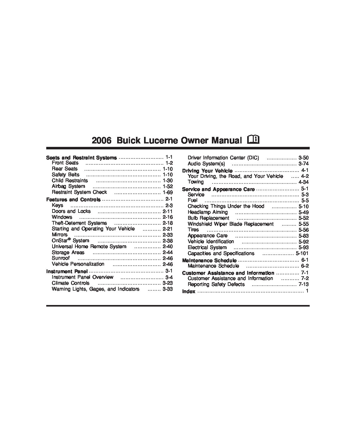 2008 buick lucerne repair manual